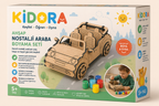 KIDORA Ahşap Boyama & Maket Aktivite Seti