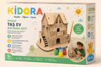 KIDORA Ahşap Boyama & Maket Aktivite Seti